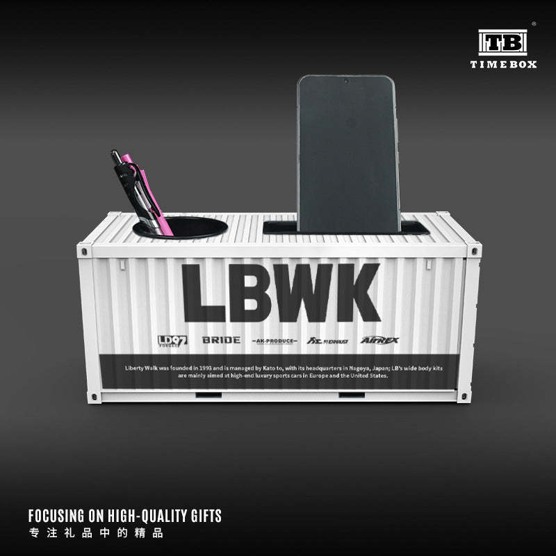 TimeBox 1:25 集裝箱LBWK火箭兔塗裝 場景模型-CASEZONE