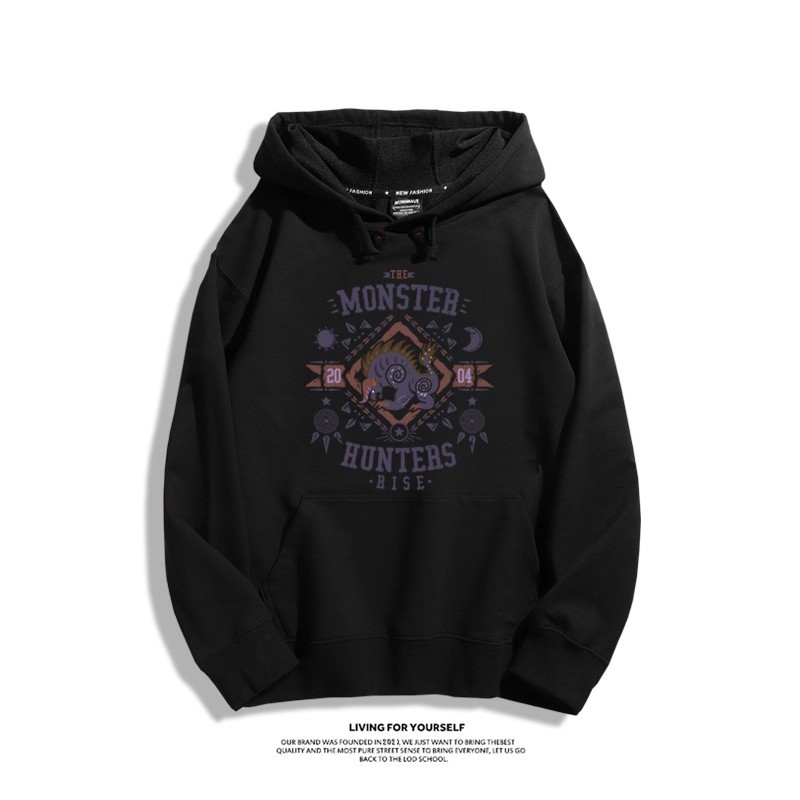 魔物獵人 2025秋冬新款 親子情侶男女連帽衛衣