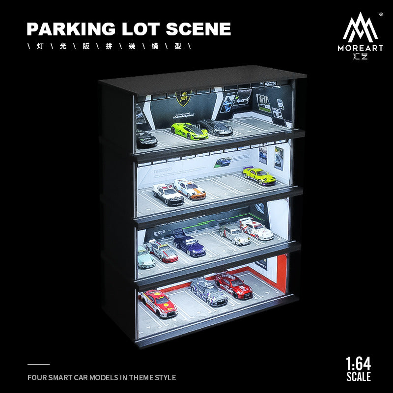 MoreArt1:64尼桑馬自達保時捷合金汽車模型玩具車場景-CASEZONE