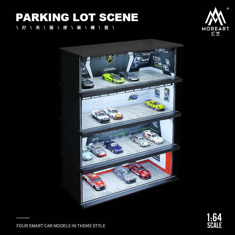 MoreArt1:64尼桑馬自達保時捷合金汽車模型玩具車場景-CASEZONE
