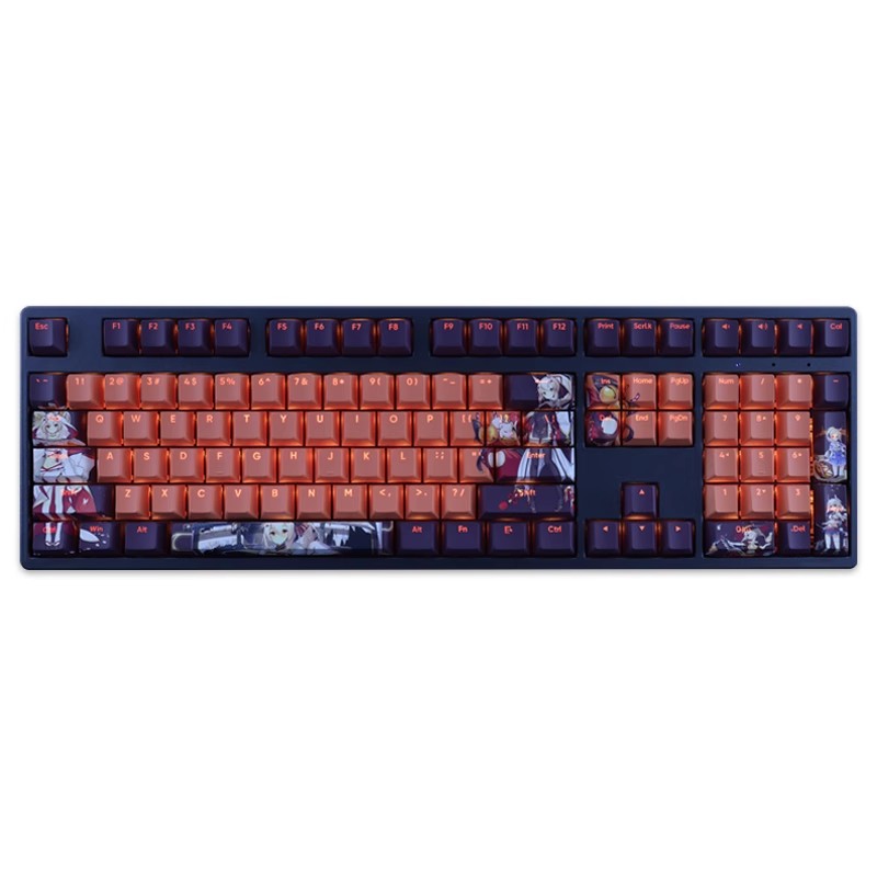 綾波透光RGB108鍵標準配列衛星軸鍵帽-CASEZONE