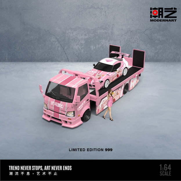 潮藝 1:64 豐田A90 網紅款銀河甜心 仿真合金汽車模型 -CASEZONE
