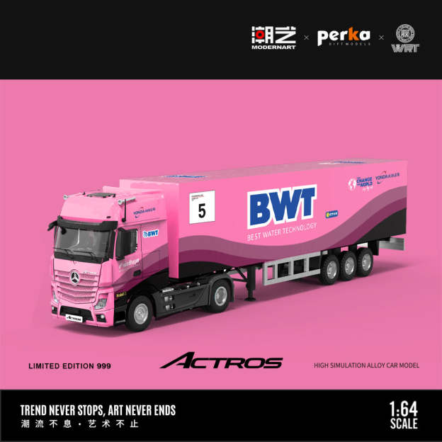 ModernArt&永達汽車聯名1:64 保時捷911 GT3 CUP(992) BWT賽車合金車模型-CASEZONE