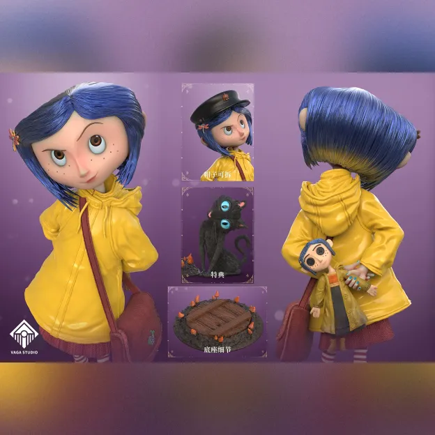 VAGA工作室 鬼媽媽CORALINE Q版