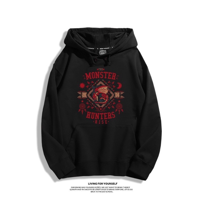 魔物獵人 2025秋冬新款 親子情侶男女連帽衛衣