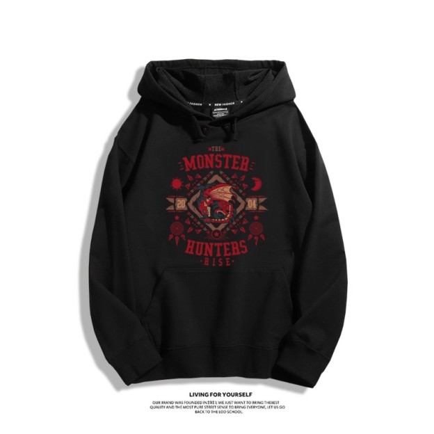 魔物獵人 2025秋冬新款 親子情侶男女連帽衛衣