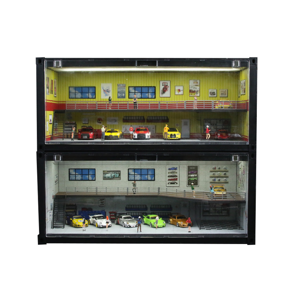 匯藝MoreArt  集裝箱系列燈光版場景仿真模型-CASEZONE