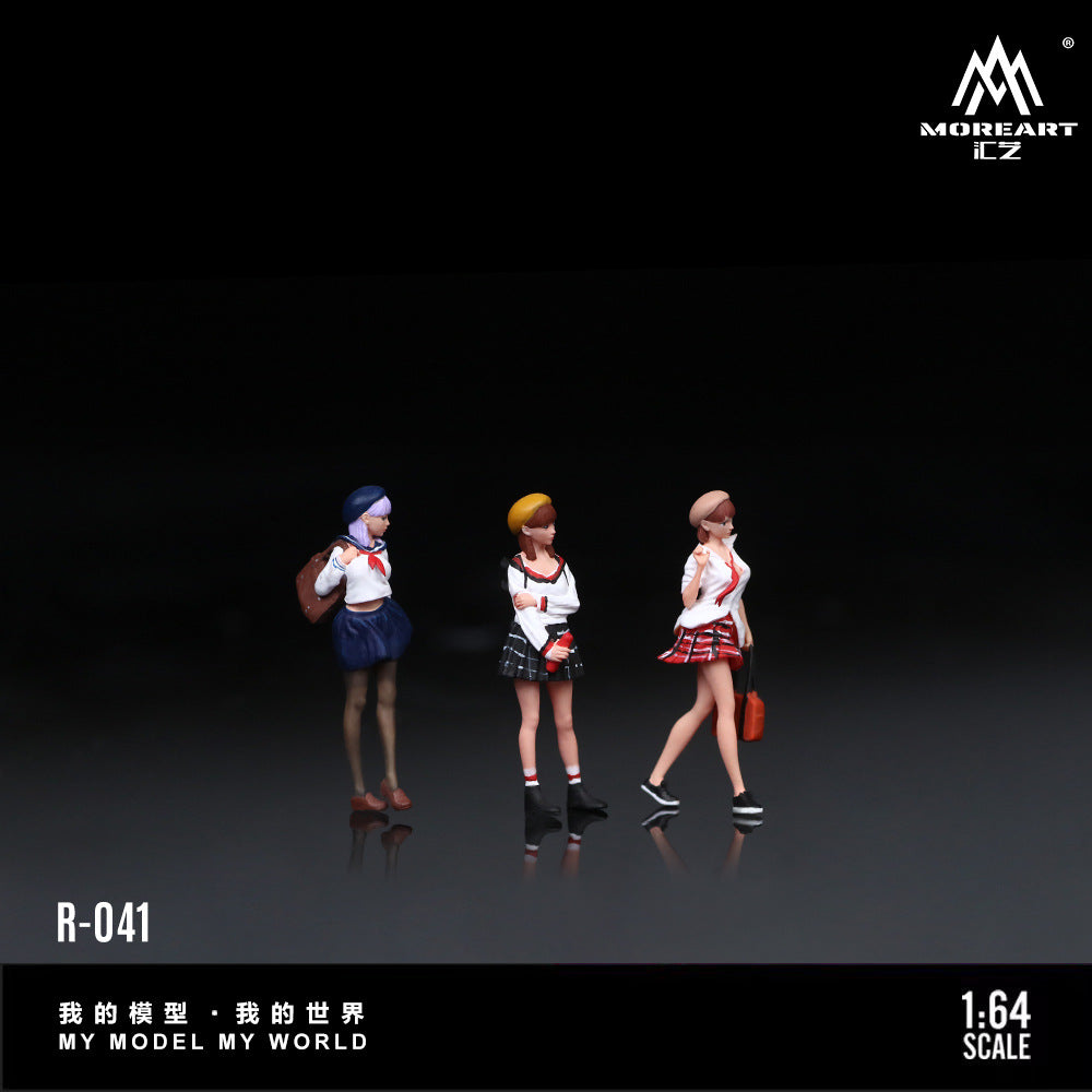 MoreArt1:64  JK少女人偶套裝仿真樹脂模型-CASEZONE