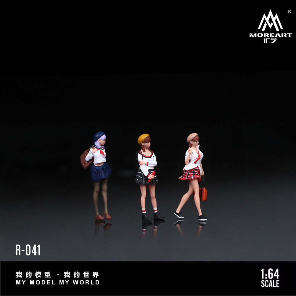 MoreArt1:64  JK少女人偶套裝仿真樹脂模型-CASEZONE