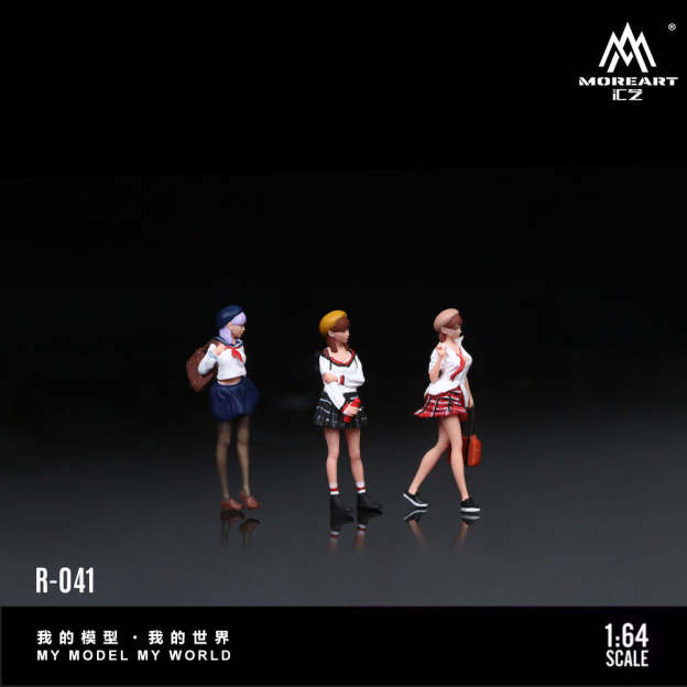 MoreArt1:64  JK少女人偶套裝仿真樹脂模型-CASEZONE