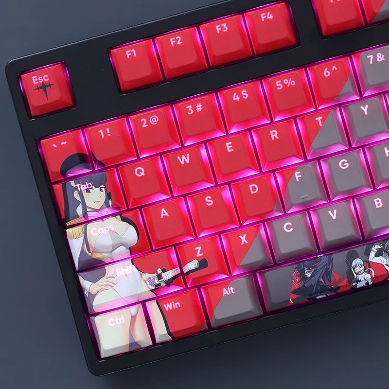 斬服少女透光RGB108鍵標準配列衛星軸鍵帽-CASEZONE
