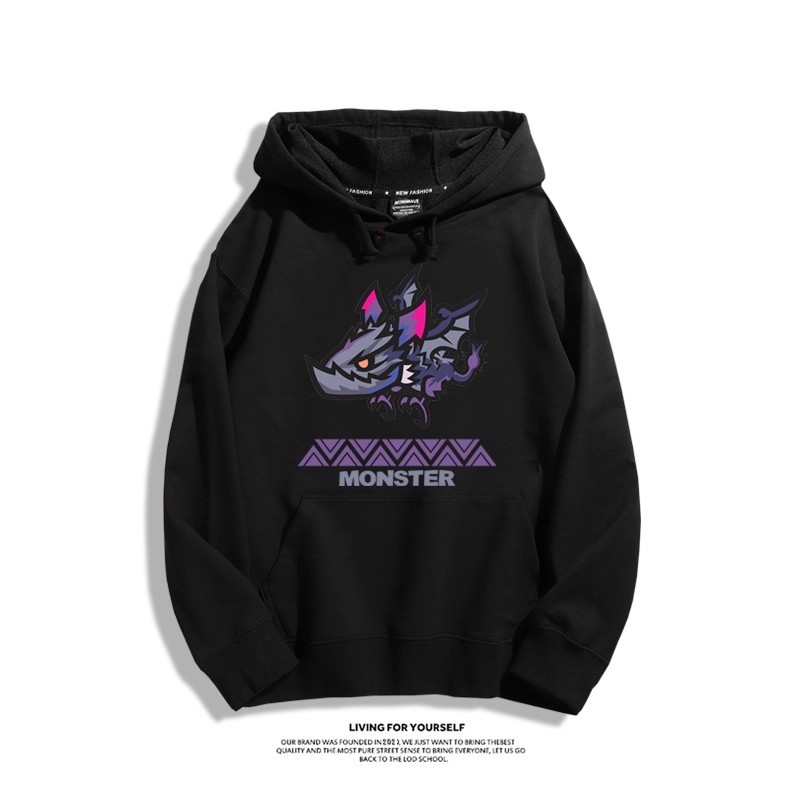 魔物獵人 2025秋冬新款 親子情侶男女連帽衛衣