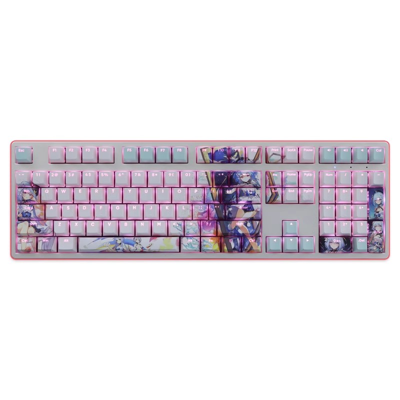 格蕾修透光RGB108鍵標準配列衛星軸鍵帽-CASEZONE
