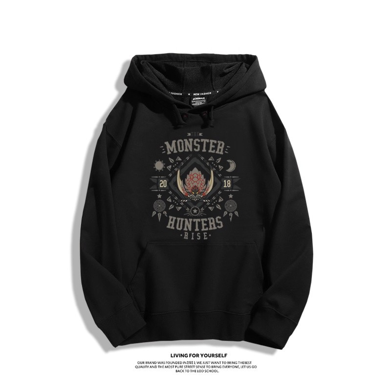 魔物獵人 2025秋冬新款 親子情侶男女連帽衛衣