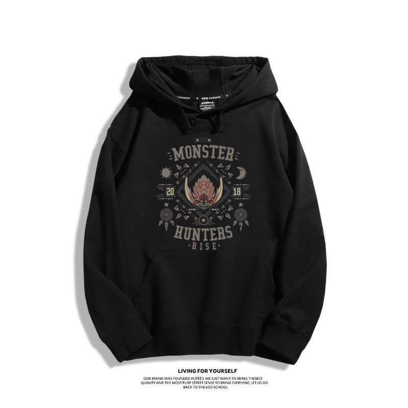 魔物獵人 2025秋冬新款 親子情侶男女連帽衛衣