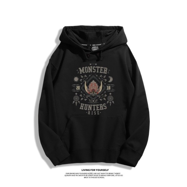 魔物獵人 2025秋冬新款 親子情侶男女連帽衛衣