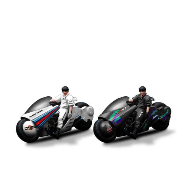 MoreArt1:64 阿拉基機車人偶套裝樹脂模型 -CASEZONE