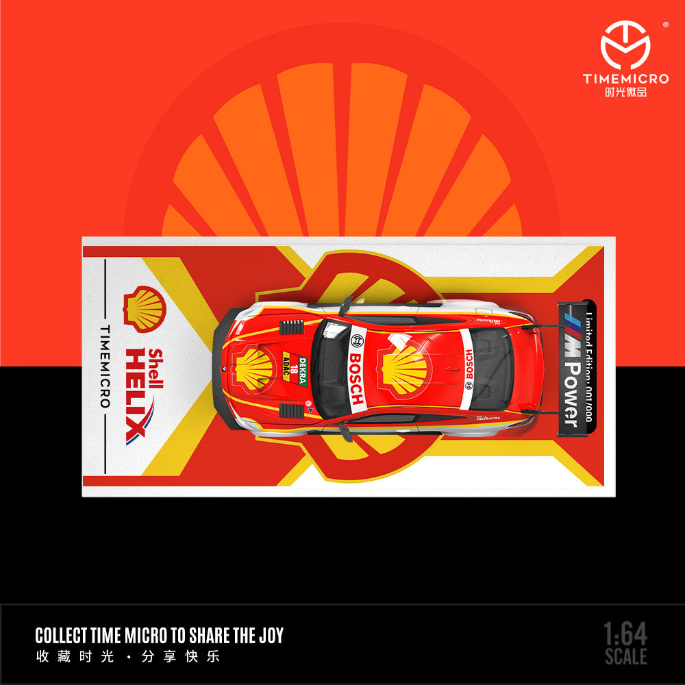 TIME MICRO 1:64 M4改裝版Shell殼牌Deutsche Post郵政 仿真合金汽車模型-CASEZONE