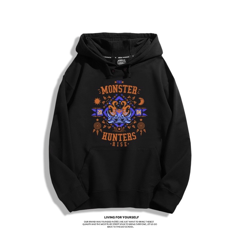 魔物獵人 2025秋冬新款 親子情侶男女連帽衛衣