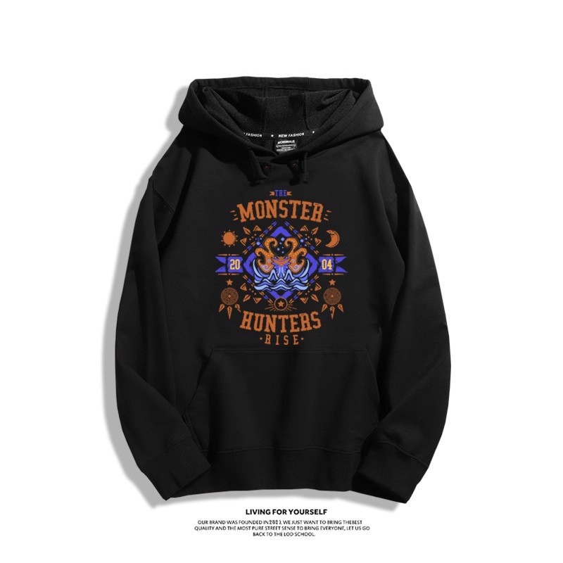 魔物獵人 2025秋冬新款 親子情侶男女連帽衛衣