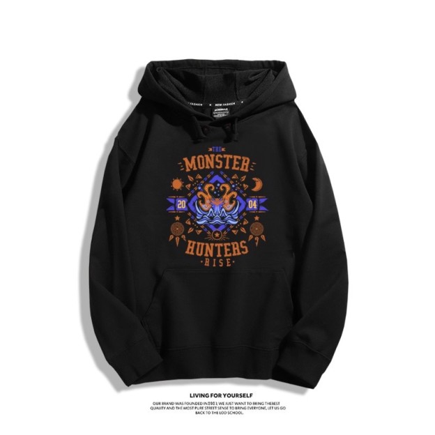 魔物獵人 2025秋冬新款 親子情侶男女連帽衛衣