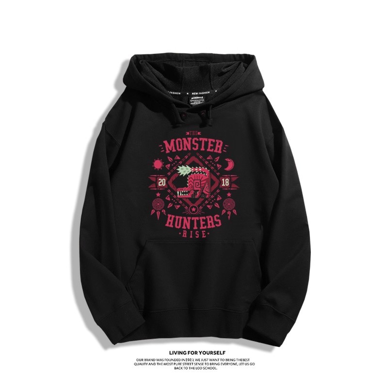 魔物獵人 2025秋冬新款 親子情侶男女連帽衛衣