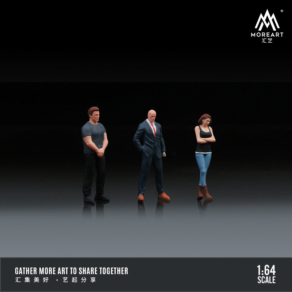 MoreArt1:64 速度與激情人偶E套裝 樹脂模型 -CASEZONE