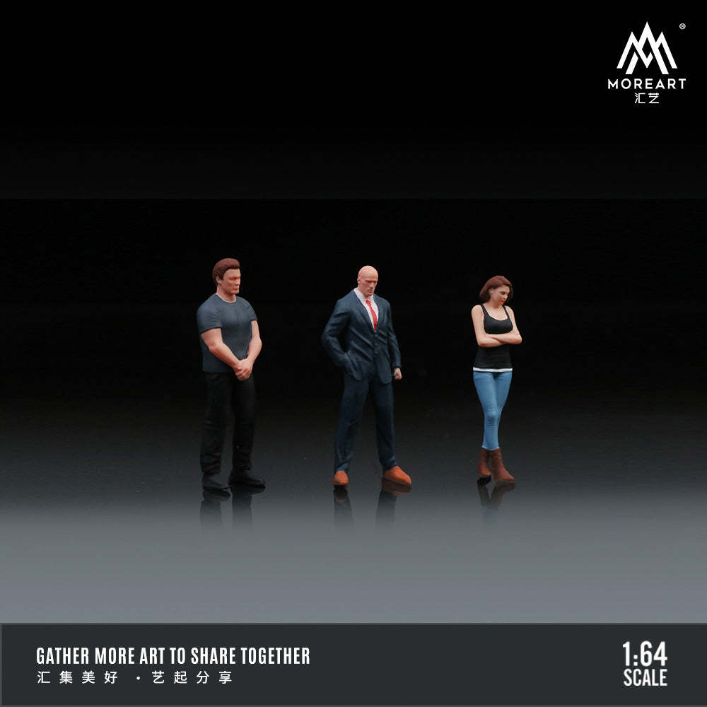 MoreArt1:64 速度與激情人偶E套裝 樹脂模型 -CASEZONE