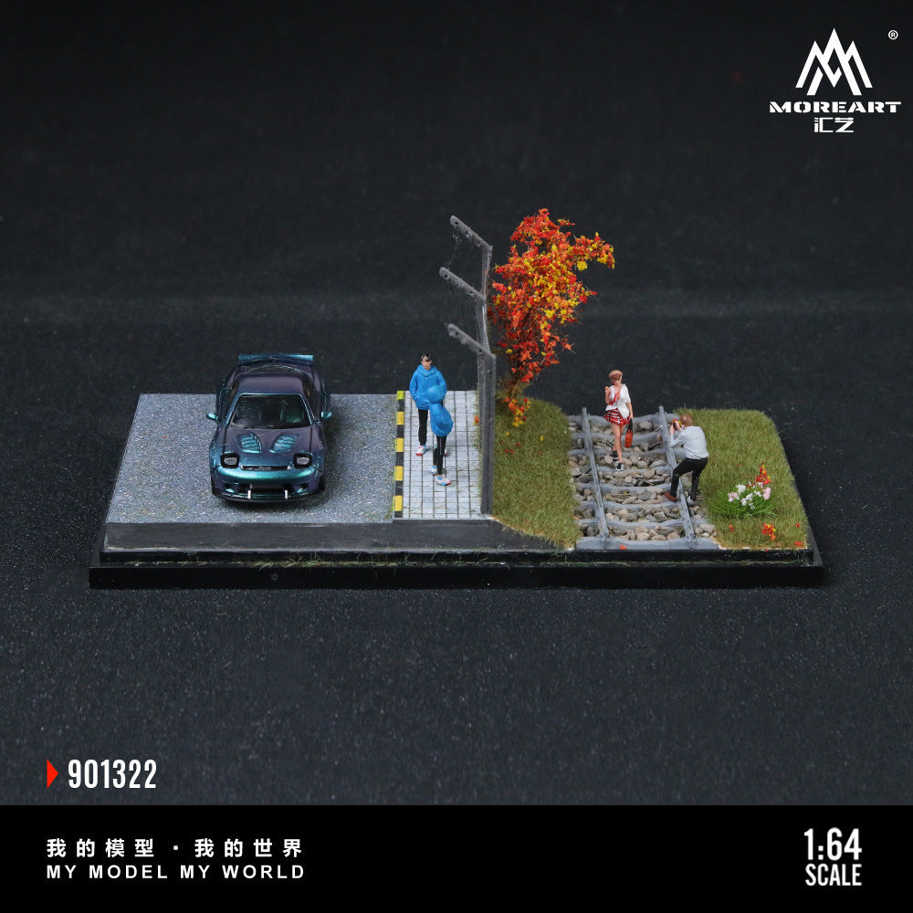 匯藝MoreArt1:64 鐵路風景場景仿真模型-CASEZONE
