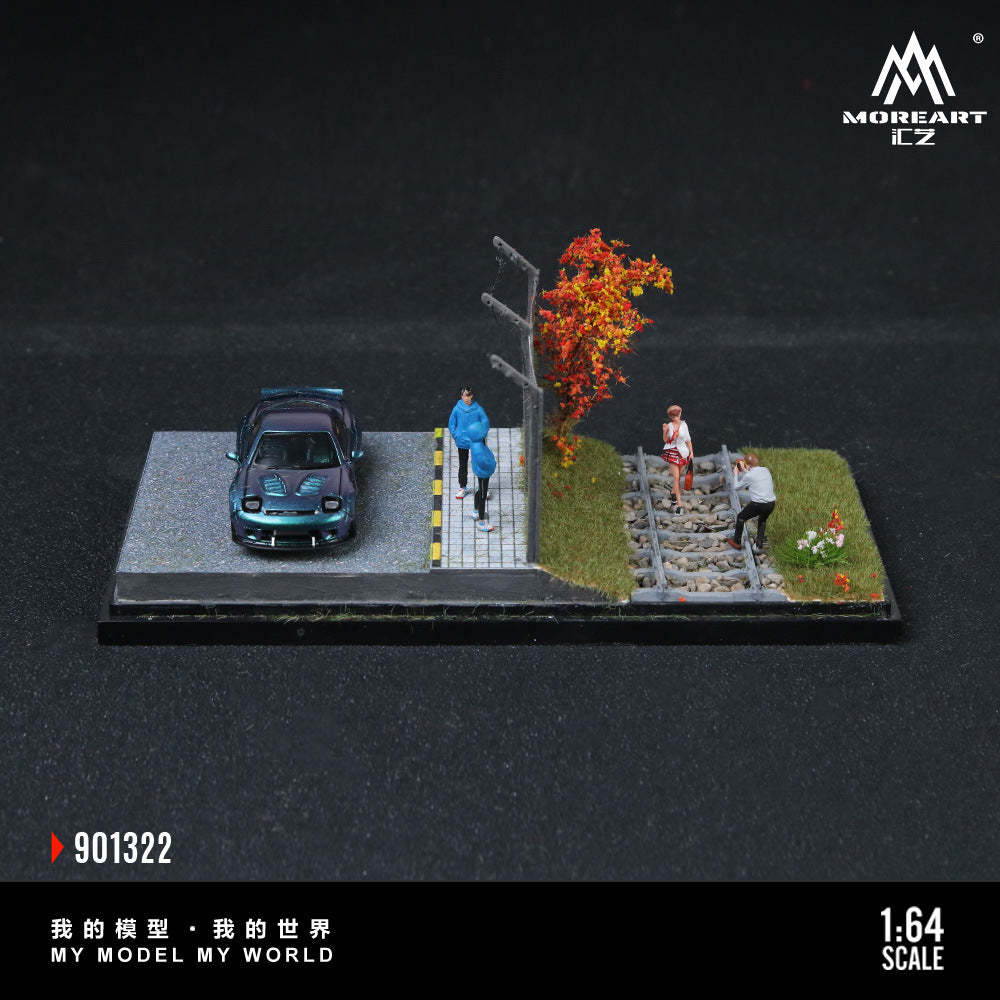 匯藝MoreArt1:64 鐵路風景場景仿真模型-CASEZONE