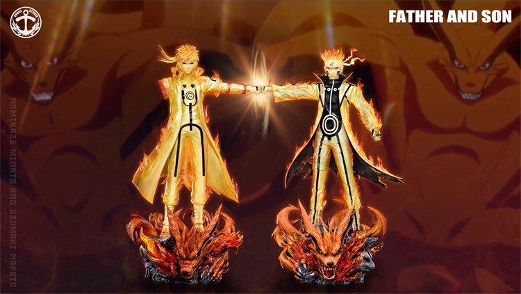 巨浪 火影忍者 父子碰拳共鳴 水門&鳴人