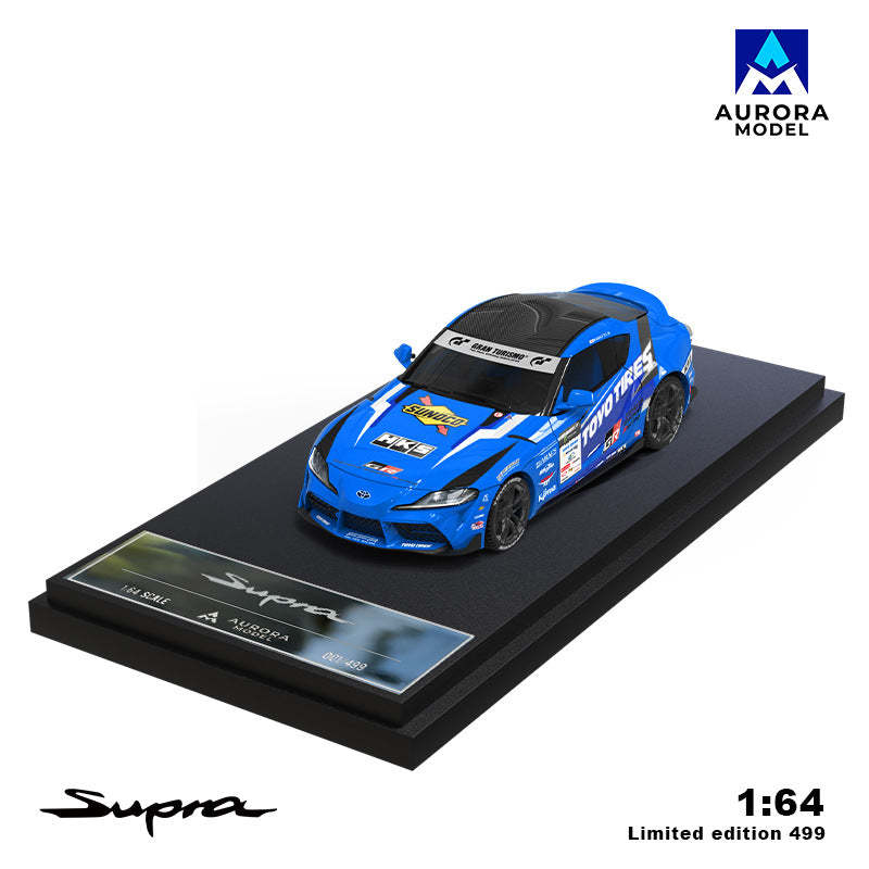 AM 1:64  豐田 Supra A90 東洋輪胎D1GP漂移賽車合金車模型-CASEZONE