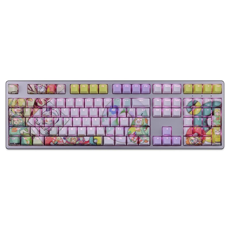 天野Pikamee透光RGB108鍵標準配列衛星軸鍵帽-CASEZONE