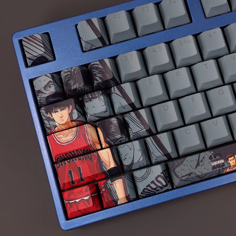 灌籃高手透光RGB108鍵標準配列衛星軸鍵帽-CASEZONE