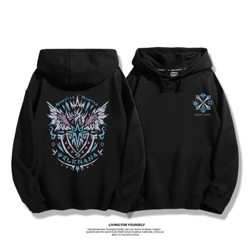 魔物獵人 2025秋冬新款 親子情侶男女連帽衛衣
