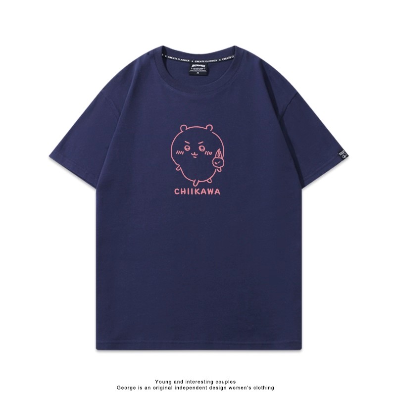 Chiikawa 2025親子情侶男女同款 印花短袖T恤-CASEZONE