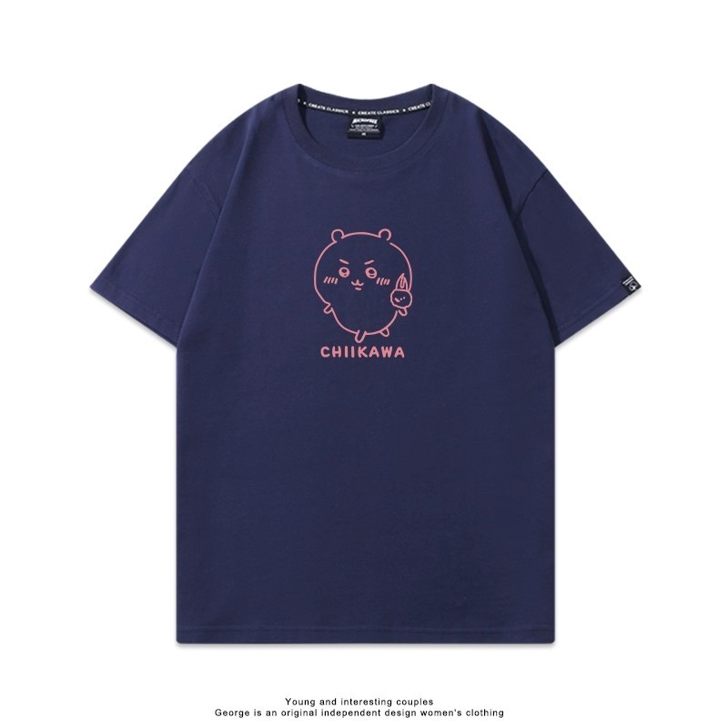 Chiikawa 2025親子情侶男女同款 印花短袖T恤-CASEZONE