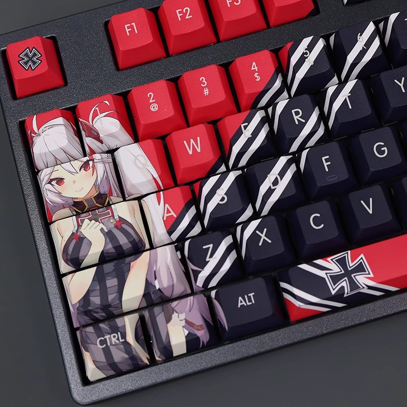 歐根親王透光RGB108鍵標準配列衛星軸鍵帽-CASEZONE