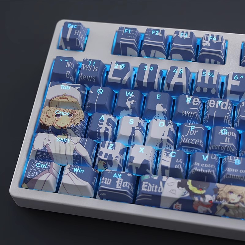 岩永琴子透光RGB108鍵標準配列衛星軸鍵帽-CASEZONE