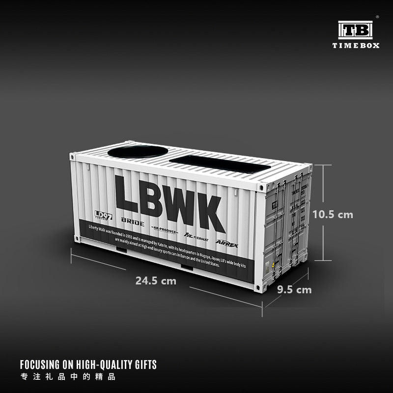 TimeBox 1:25 集裝箱LBWK火箭兔塗裝 場景模型-CASEZONE