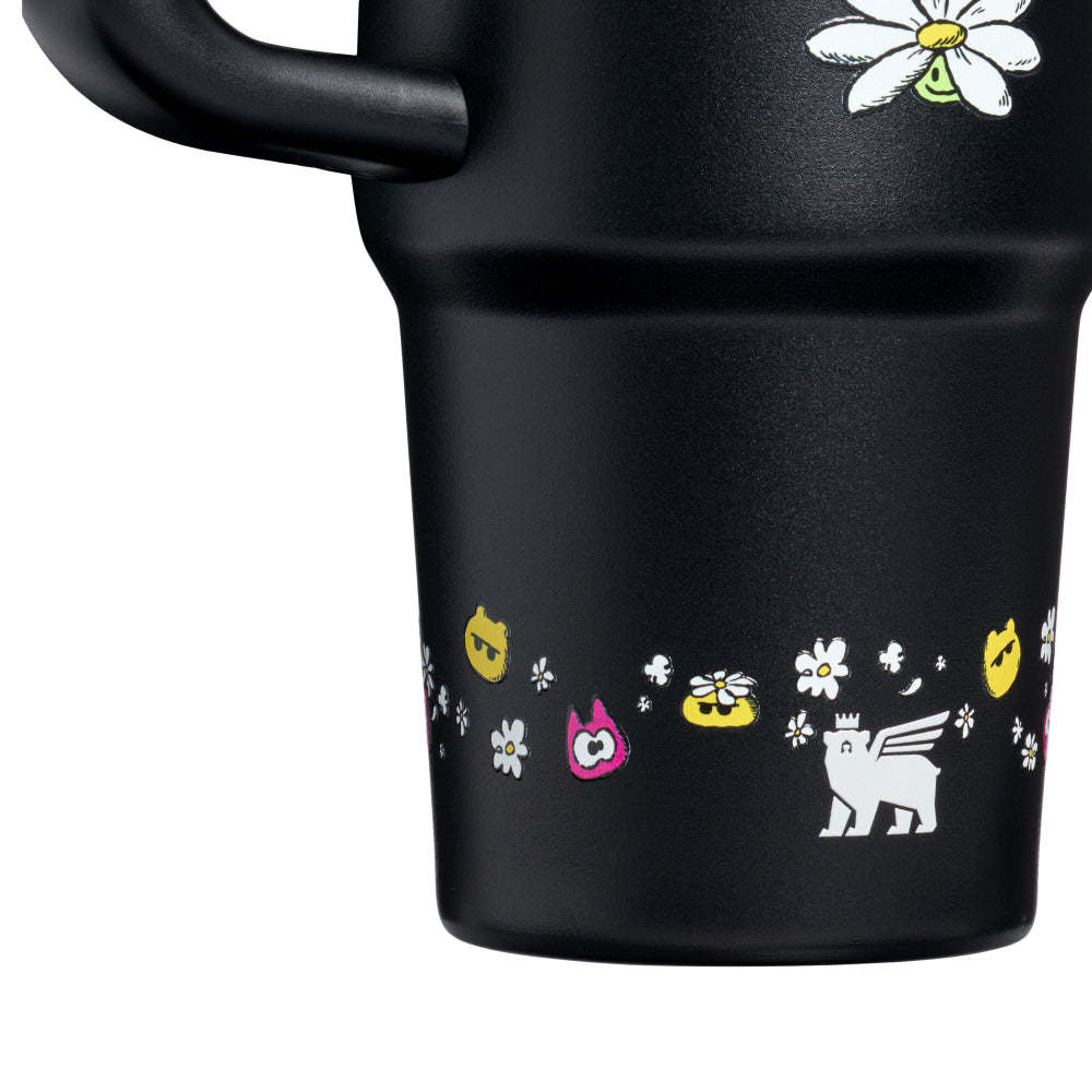 Stanley 1913 × ZO&FRIENDS Quencher Protour 防漏吸管隨手杯 | 0.88L | 淘趣黑