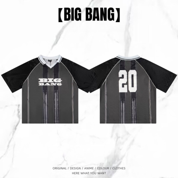 BIGBANG 世巡 XX: COSMOS 短袖T恤｜字母印花休閒上衣