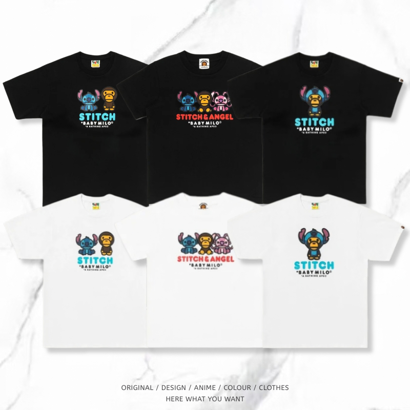 BAPE × STITCH 史迪奇 Baby Milo 聯名T恤