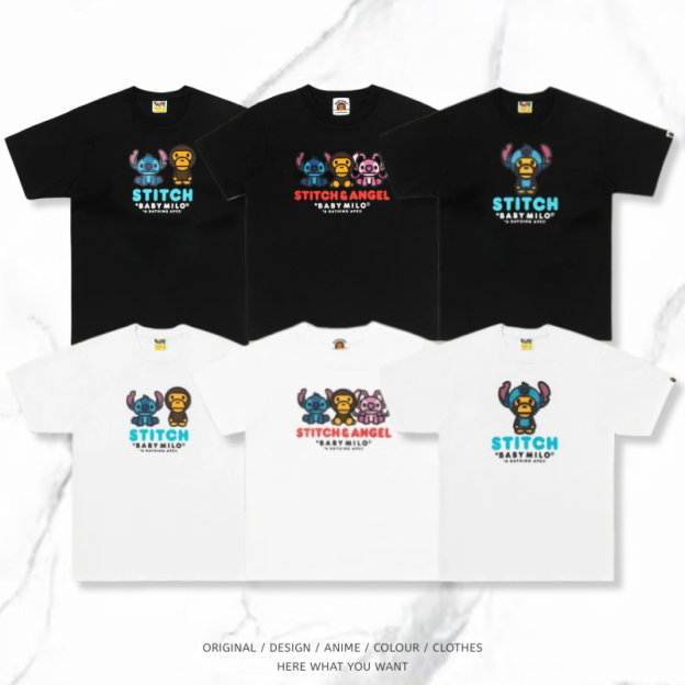 BAPE × STITCH 史迪奇 Baby Milo 聯名T恤