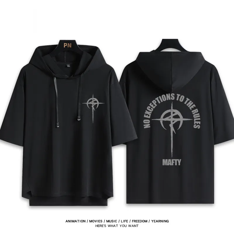 機動戰士鋼彈新款 親子情侶男女款連帽短袖T恤