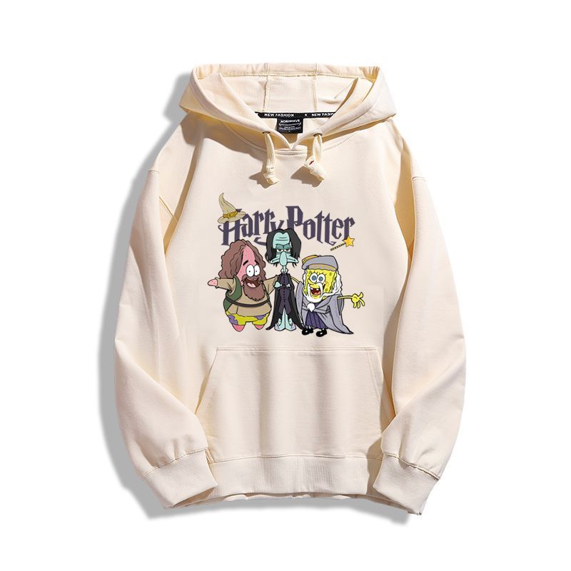 海綿寶寶聯名新款 親子情侶男女款連帽衛衣-CASEZONE