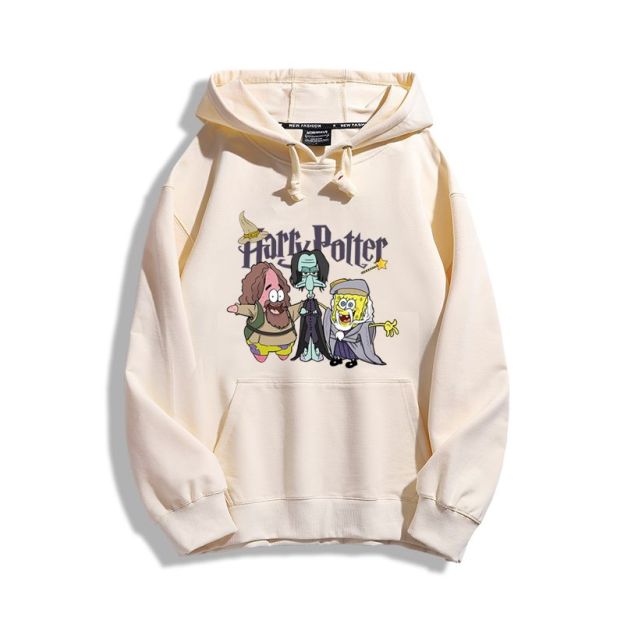 海綿寶寶聯名新款 親子情侶男女款連帽衛衣-CASEZONE