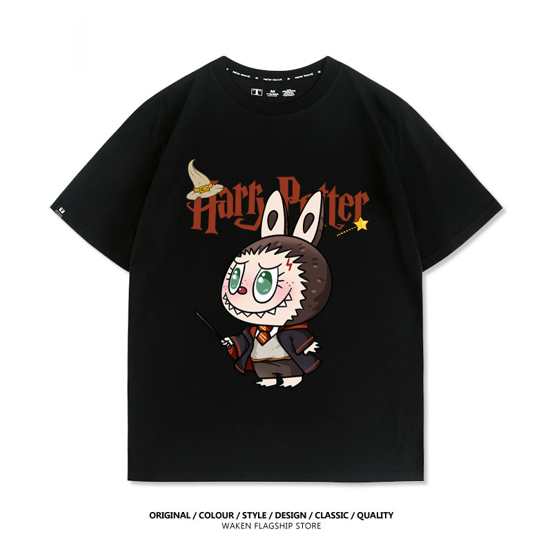 LabubuX哈利波特 印花短袖T恤-CASEZONE