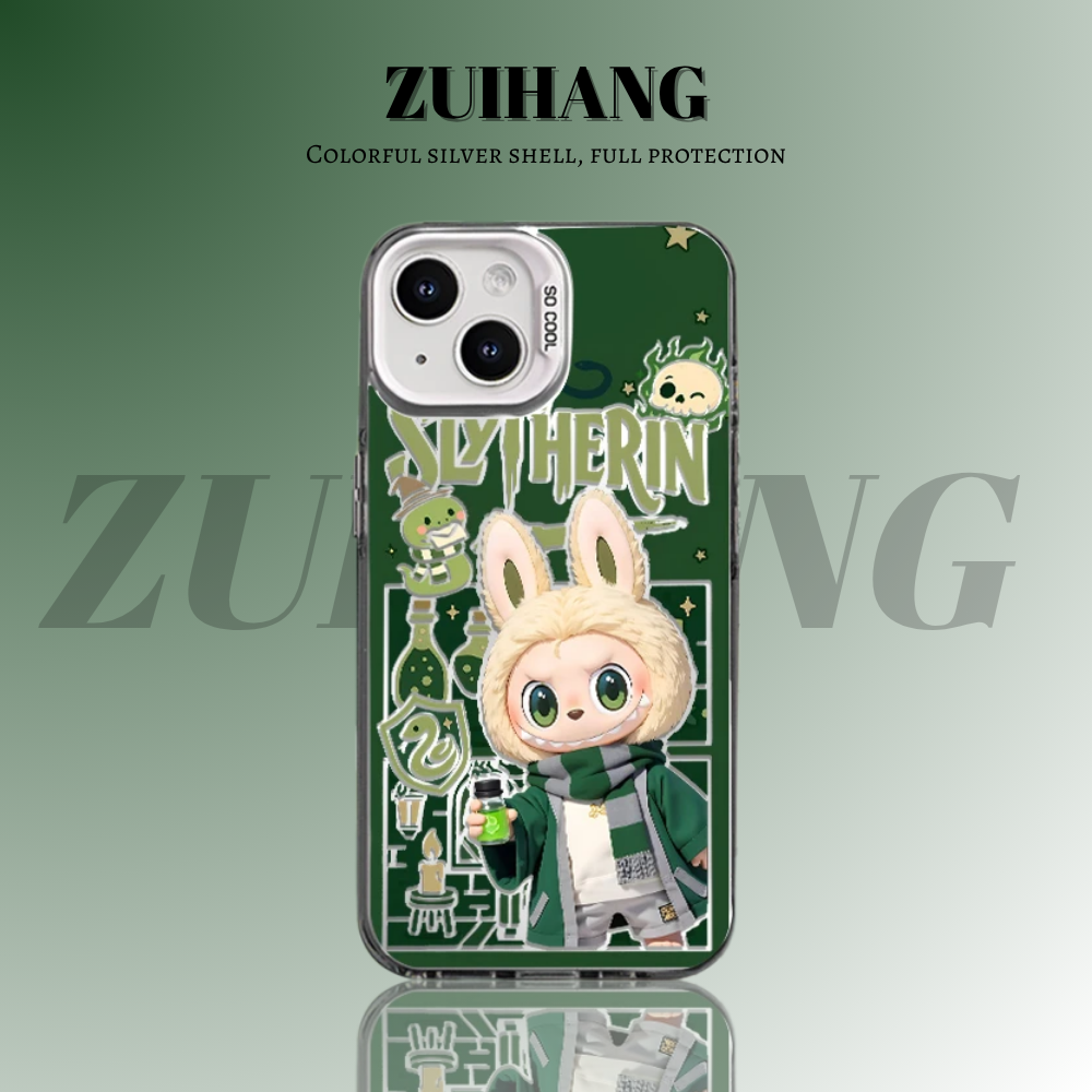 labubu 彩銀防摔手機殼-CASEZONE