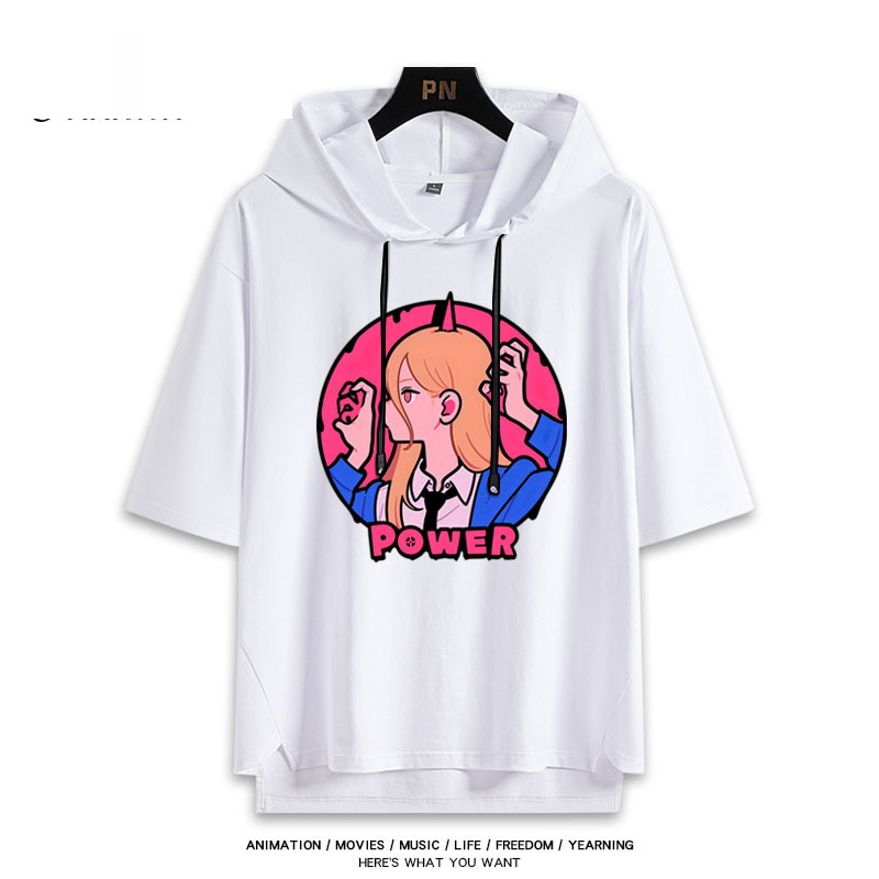 鏈鋸人 連帽短袖T恤